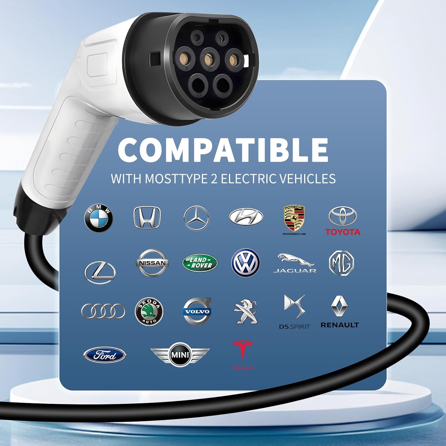 Cable de Carga para Vehículos  - Ev Charging Cable reseña y precio