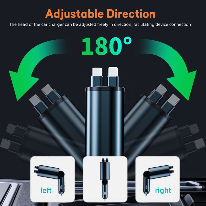 Cargador de coche retráctil 4  - Fast Ev Charger reseña y precio